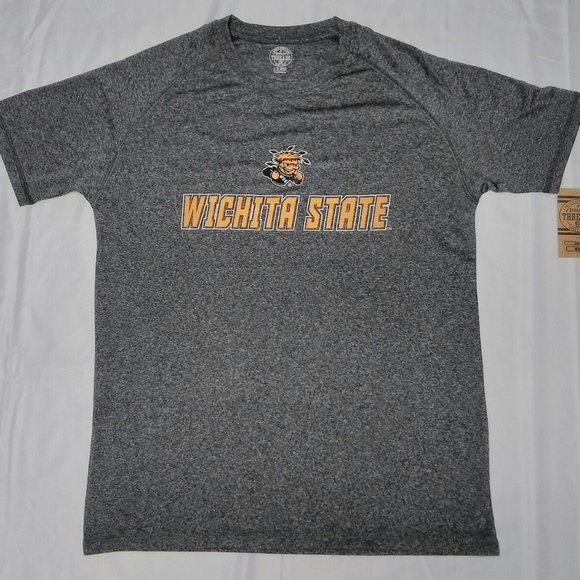 Men's Wichita State Shockers Shirt WSU Gray NEW - Picture 1 of 3